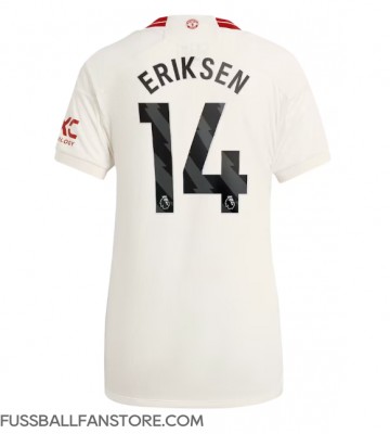 Manchester United Christian Eriksen #14 Replik 3rd trikot Damen 2023-24 Kurzarm